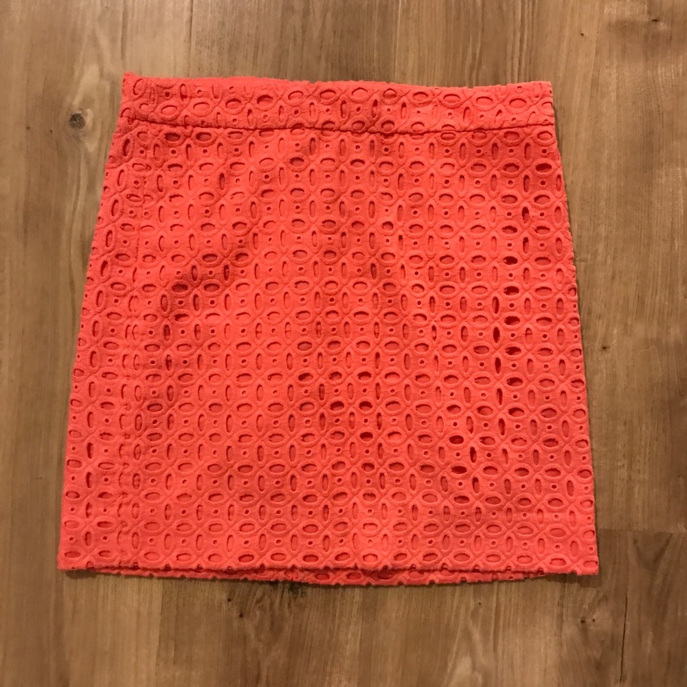 J. Crew Eyelet Skirt